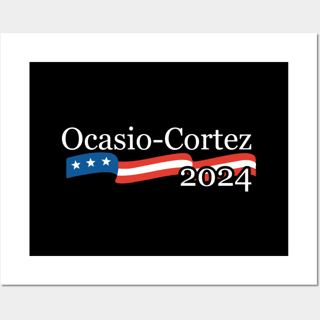 Alexandria Ocasio Cortez 2024 Wall Art by Flippin' Sweet Gear